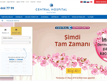 Tablet Screenshot of centralhospital.com